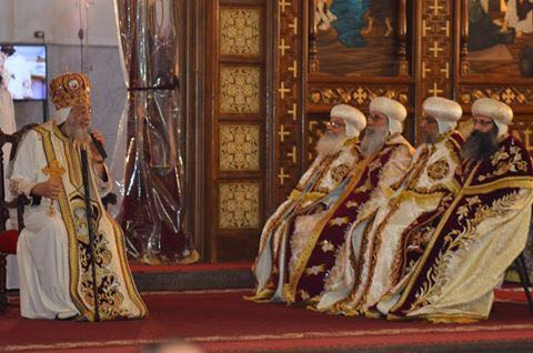 البابا تواضروس خلال القداس