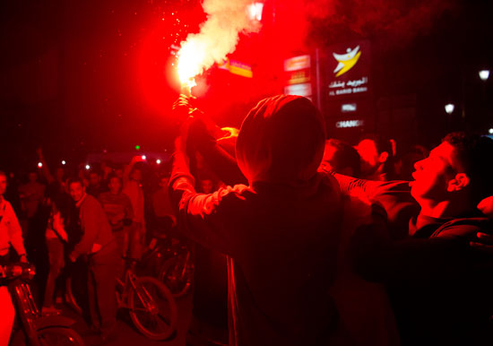 شوارع المغرب بعد التأهل لكأس العالم (1)