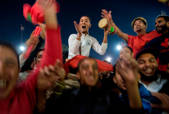 شوارع المغرب بعد التأهل لكأس العالم (11)