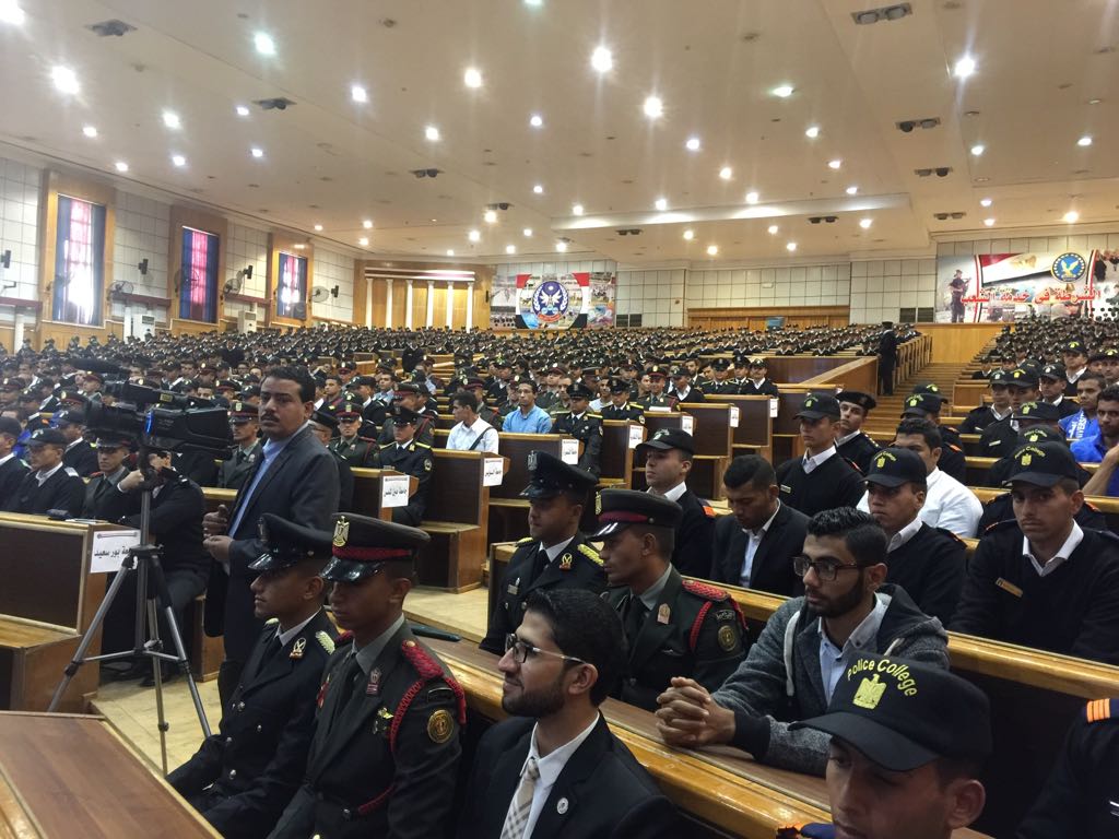 استضافت كلية الشرطة طلاب الكلية الحربية وجامعات مصر المختلفة