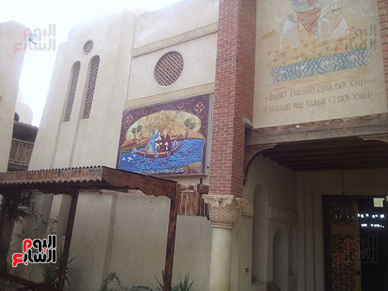 جانب من كنيسة السيدة العذراء