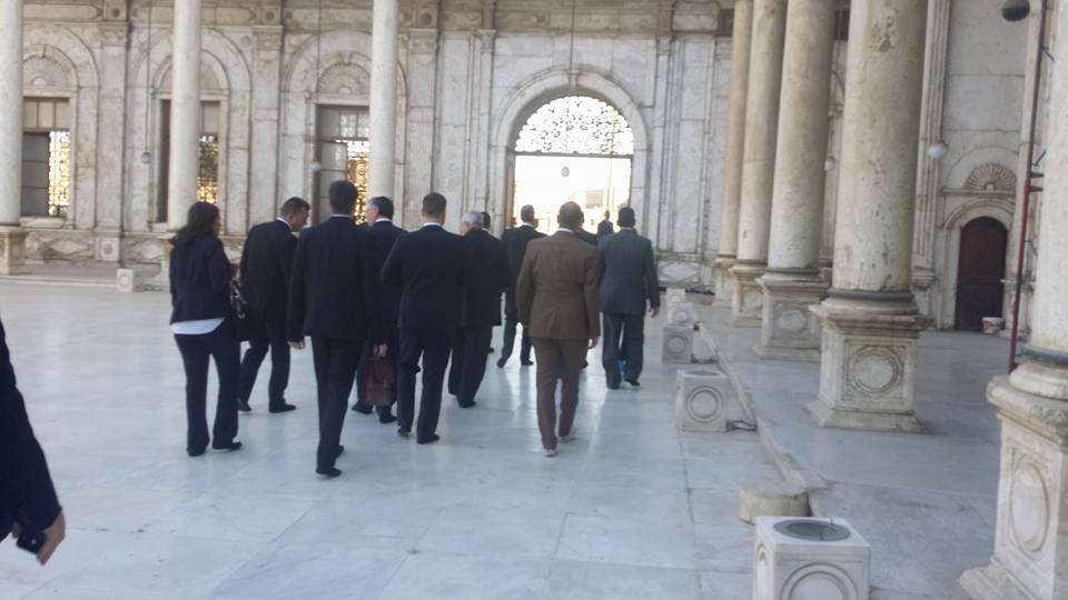 زيارة رئيس النواب المجرى لقلعة صلاح الدين (4)
