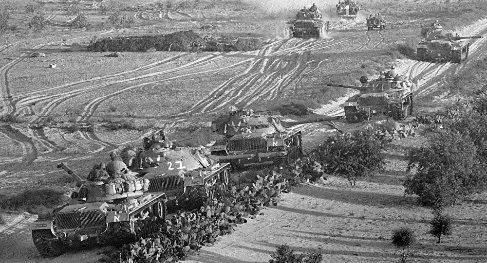 دبابات الاحتلال فى سيناء خلال الحرب