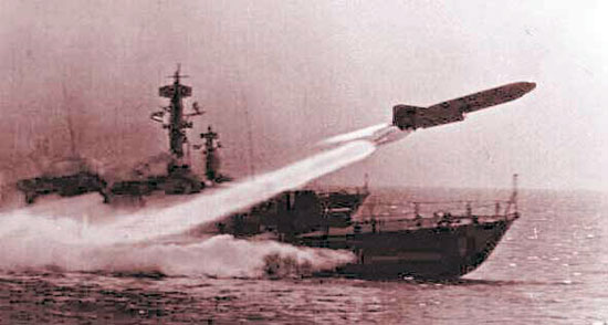 البحرية المصرية خلال ضربها للمدرمة ايلات