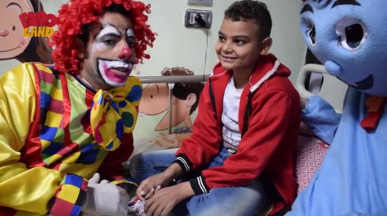 الاحتفال مع أطفال مستشفى أبو الريش (3)