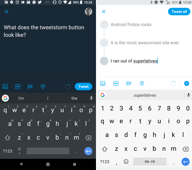 ميزة تويت ر