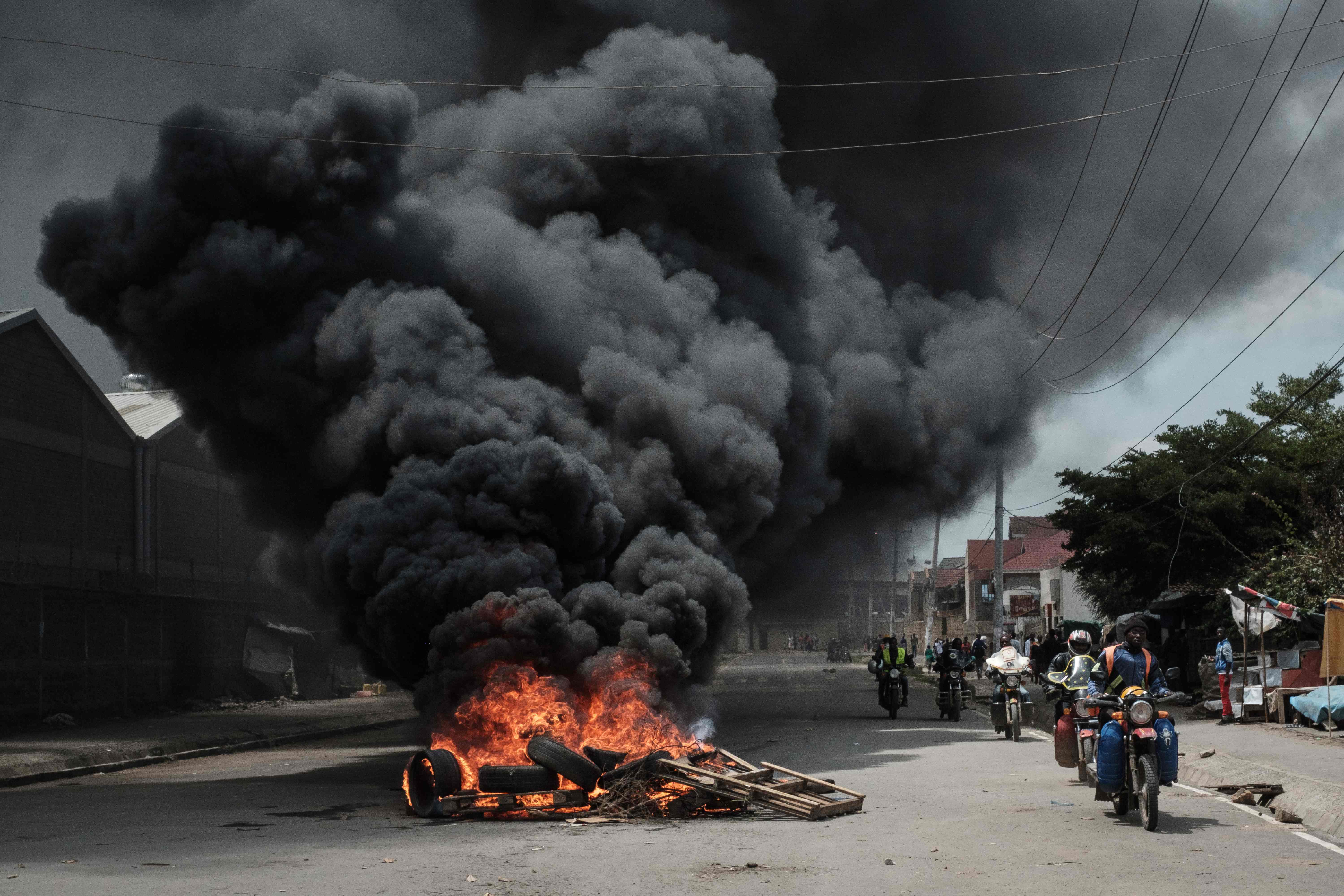 عنف فى كينيا أثناء الاحتجاجات