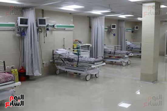 غرف العناية بمستشفى البرلس المركزي
