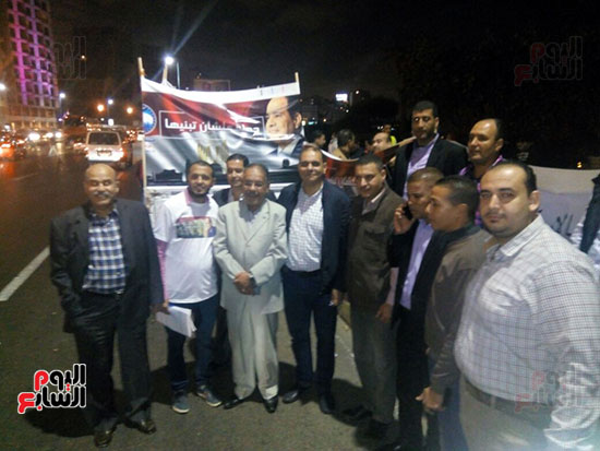 صور.. مستقبل وطن بالإسكندرية ينظم وقفة تأييد للرئيس أمام سان ستيفانو (3)