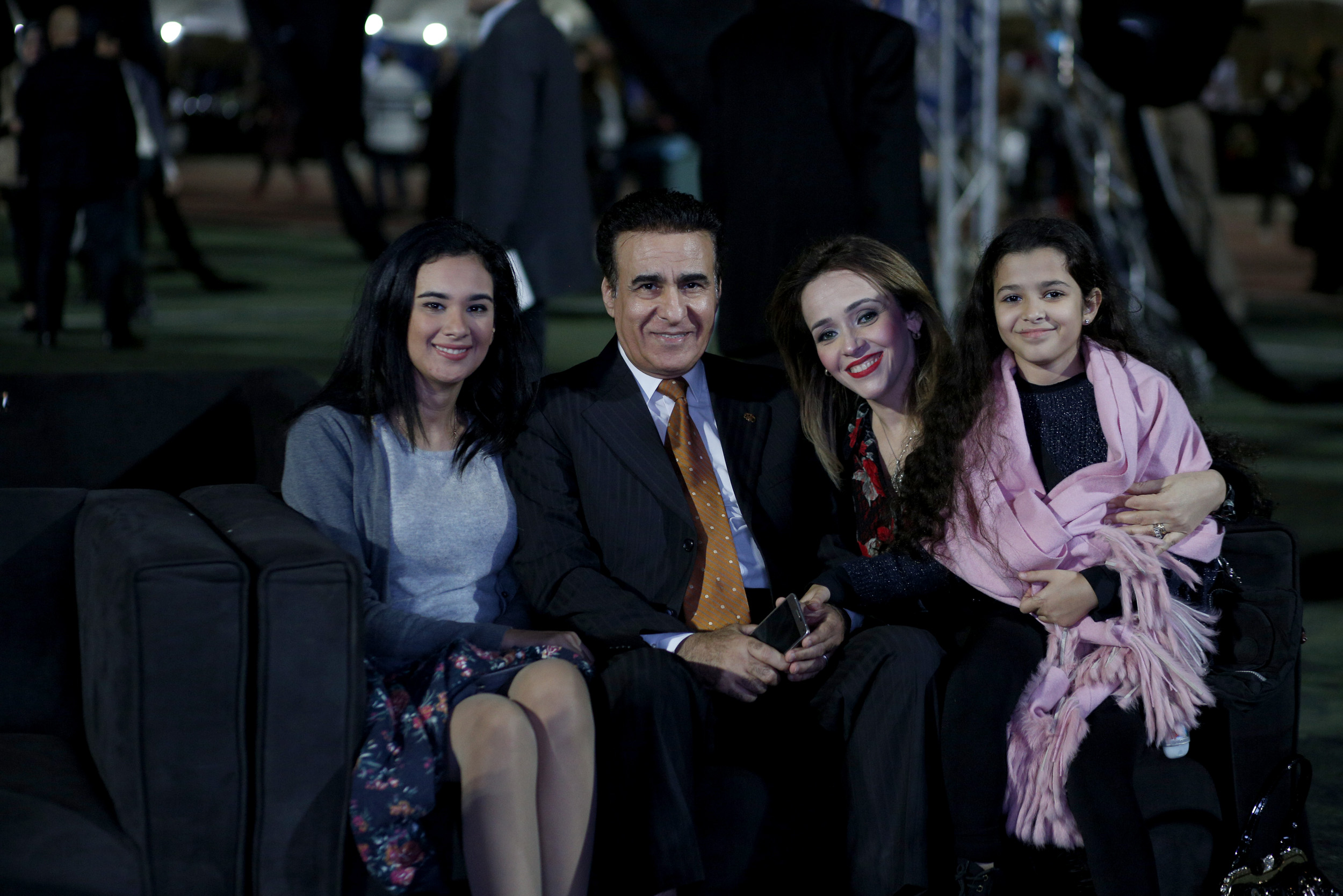 طارق دسوقي وعائلته