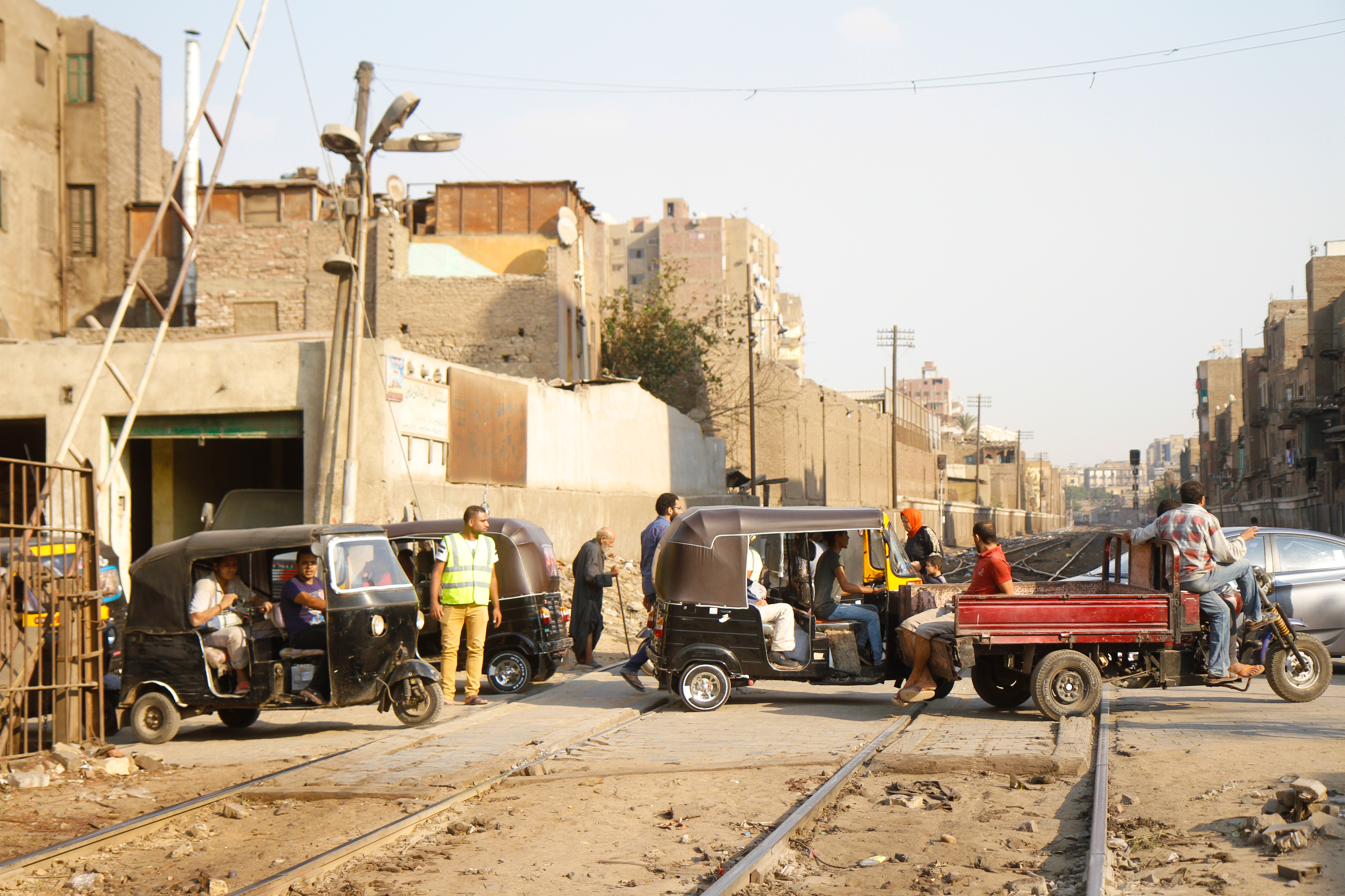 مزلقان أبو نجيلة قبل محطة مصر (2)