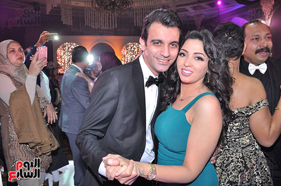 نجوم مسرح مصر وزوجاتهم يشاركون ويزو و شريف حسني (9)