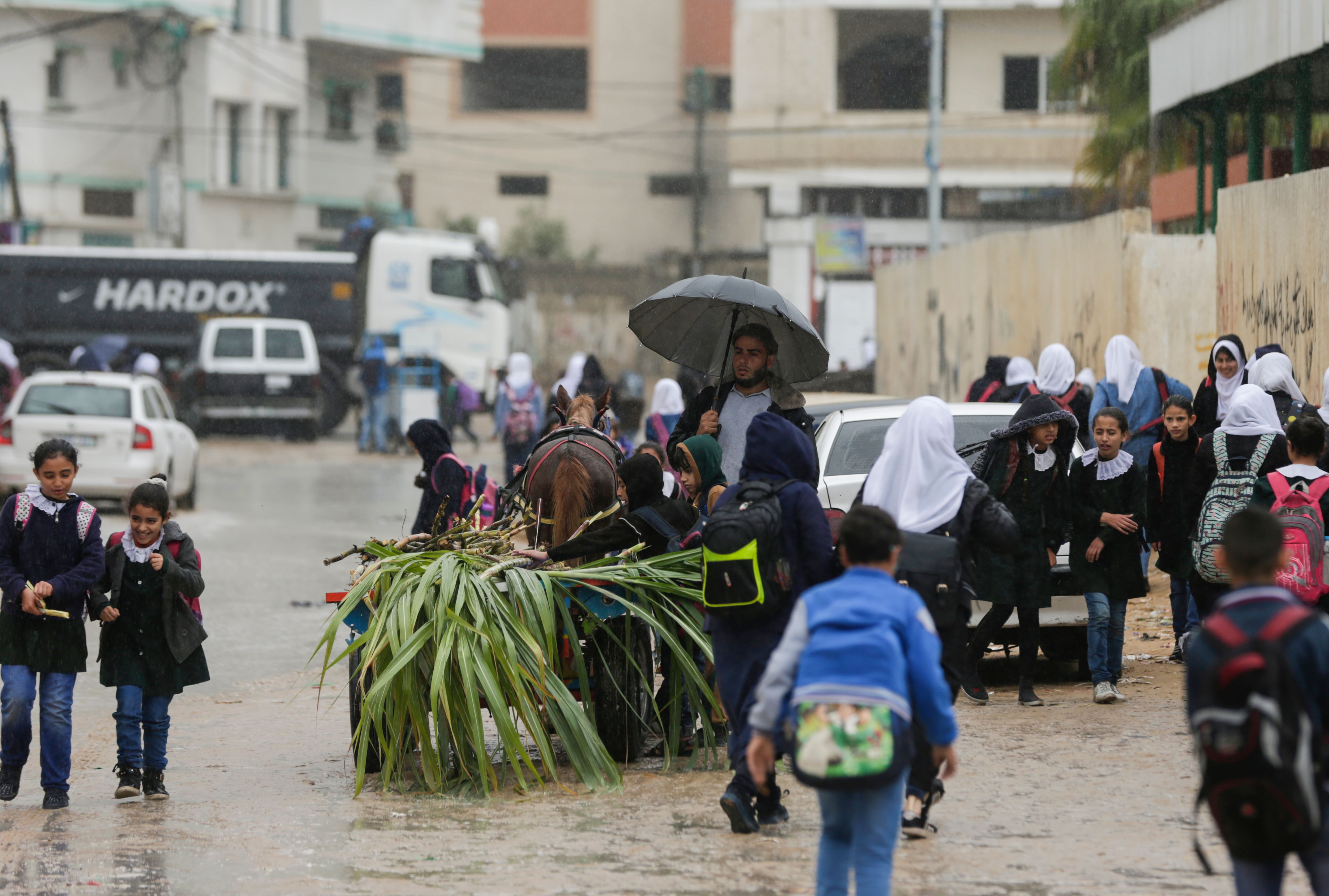 غرق شوارع غزة