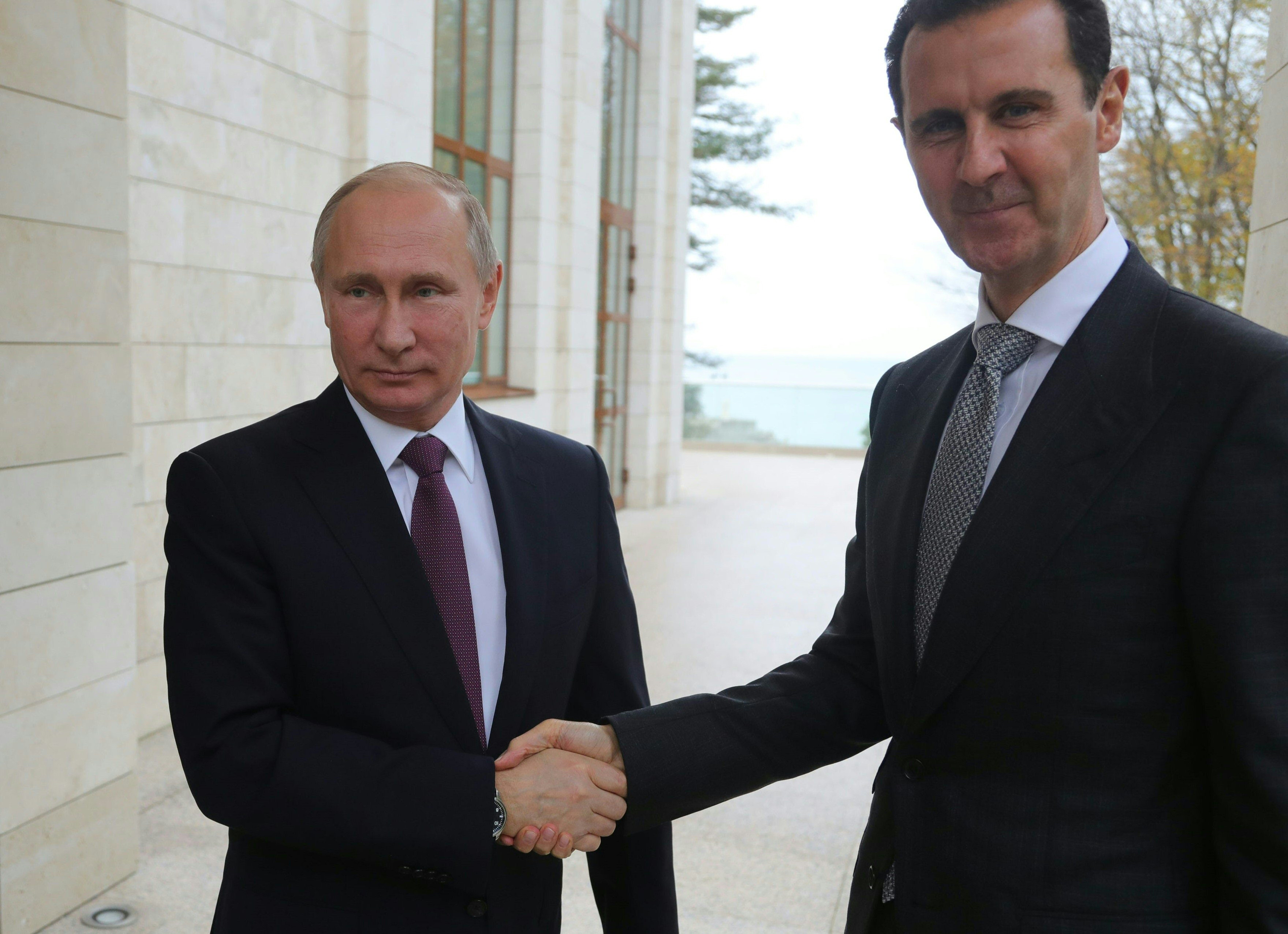بوتين يرحب بالأسد