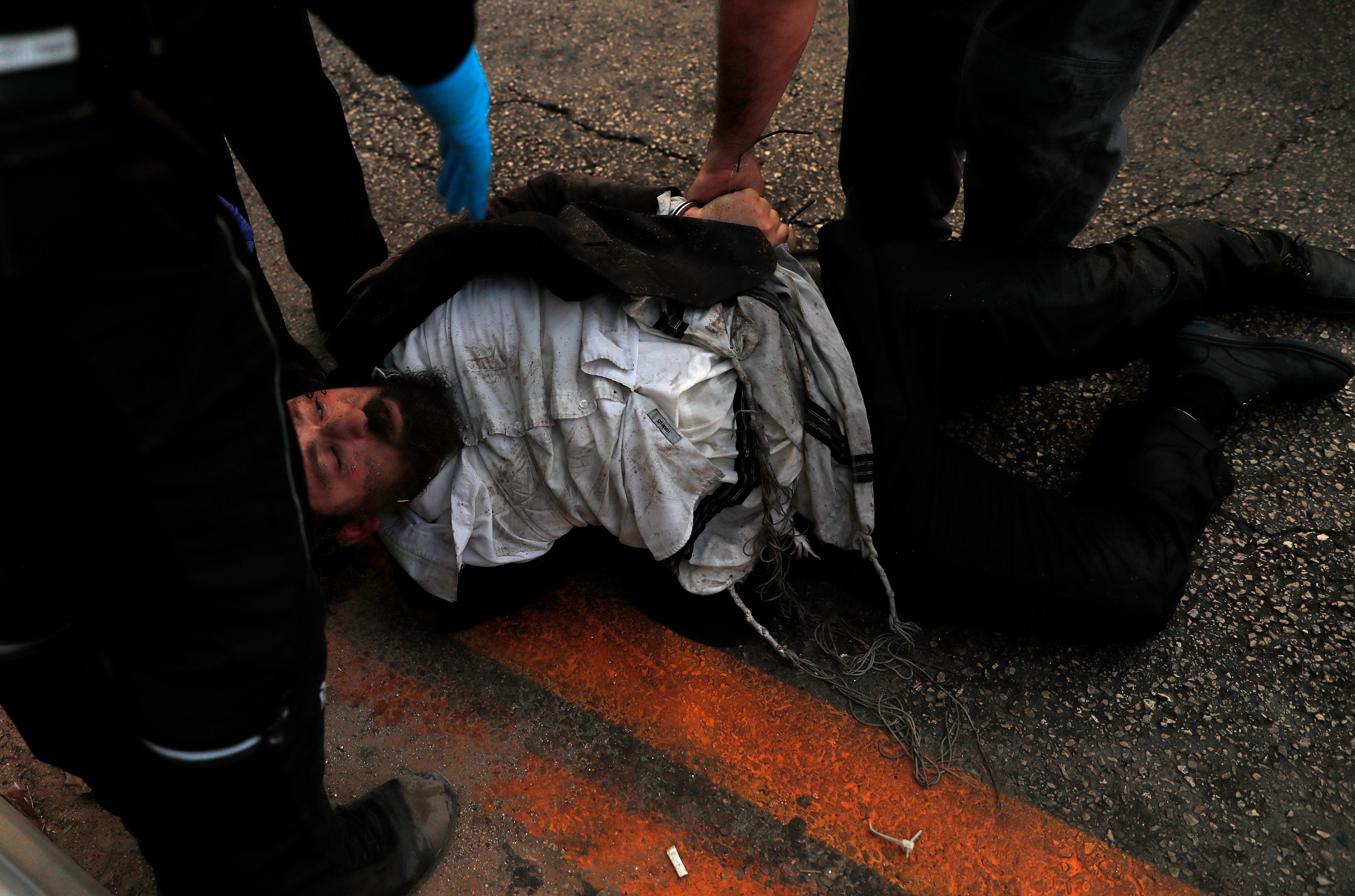 إصابات بين المتظاهرين