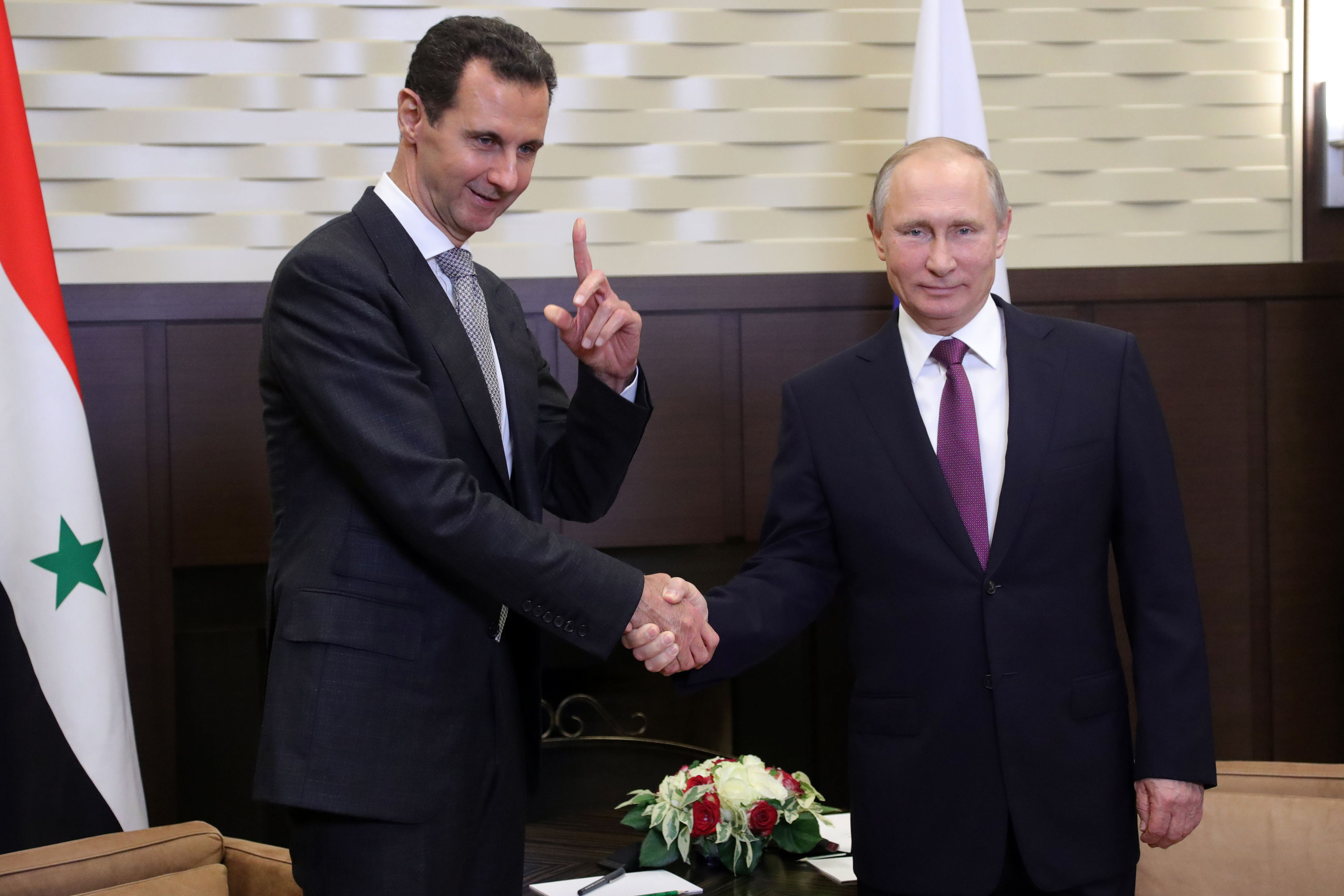 ترحيب روسى بالأسد