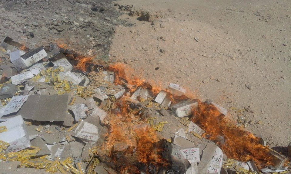 إعدام 55 ألف عبوة بسكويت مدرسى فاسد  (4)