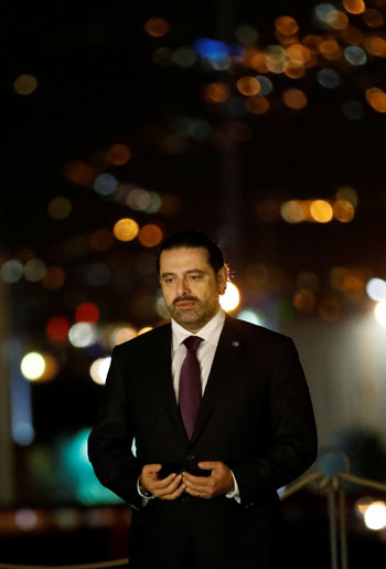 رئيس الوزراء اللبنانى سعد الحريرى
