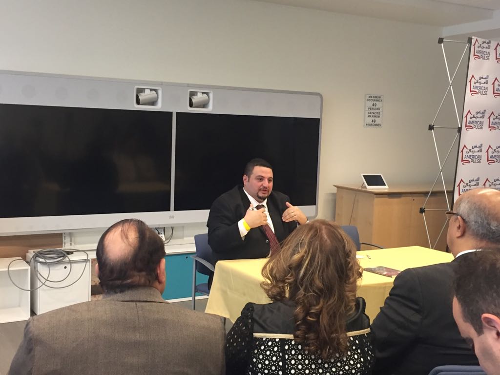 النادى العربى بمقر الأمم المتحدة بنيويورك يستضيف الإعلامى مايكل مورجان