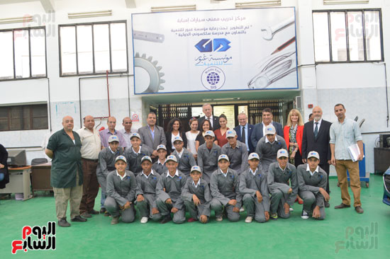 افتتاح مركز تدريب مهني سيارات إمبابة بعد تطويره (2)
