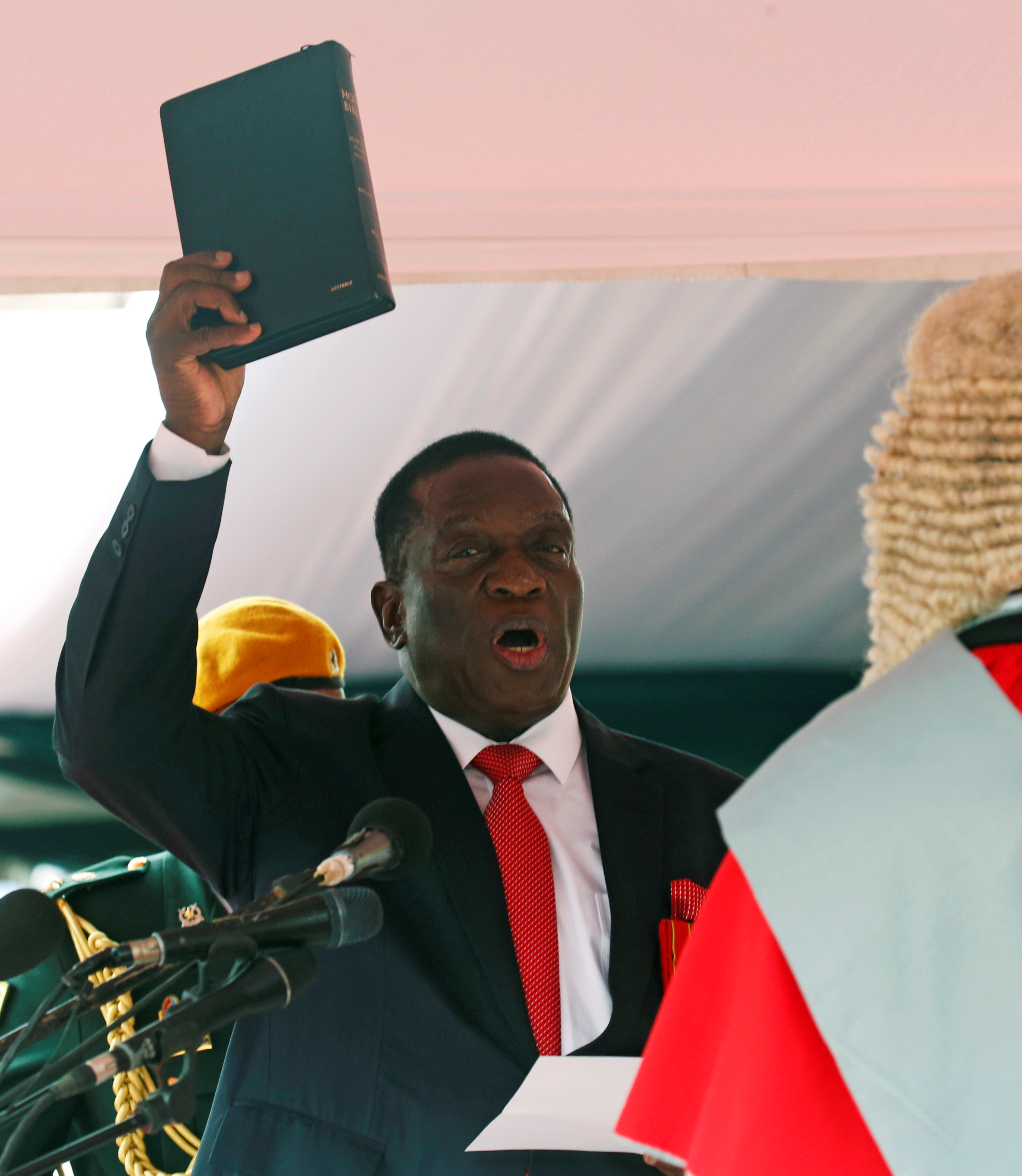 منانجاجوا يؤدى اليمين رئيسا لزيمبابوى (2)