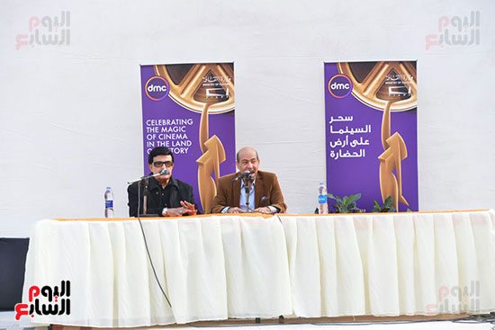 صور ندوة سمير غانم بمهرجان القاهرة السينمائى (4)