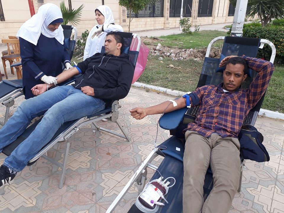حملة للتبرع بالدم لمصابي حادث العريش6