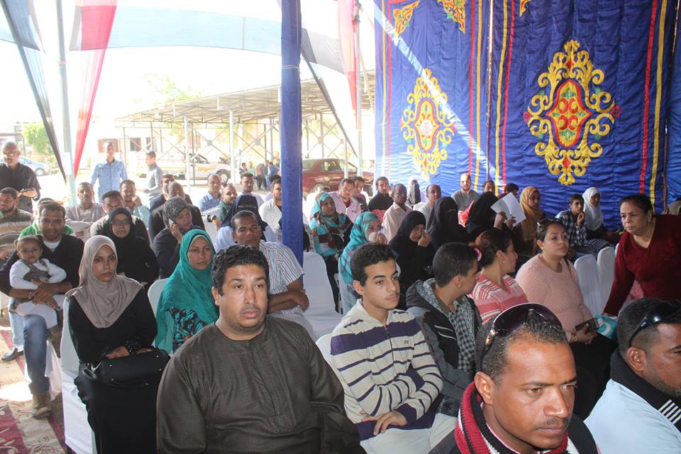 جانب من حضور فعاليات القرعة العلنية بمدينة طيبة