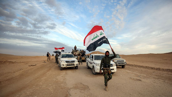 القوات العراقية المشاركة فى الحرب على داعش