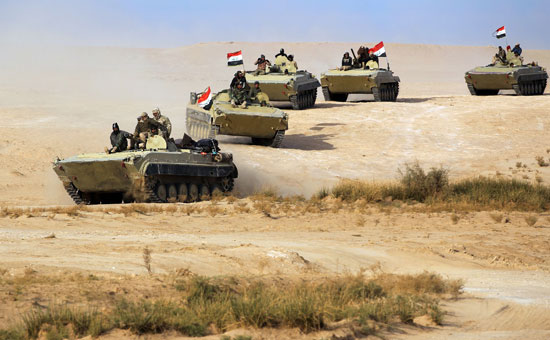 الجيش العراقى يطارد فلول داعش