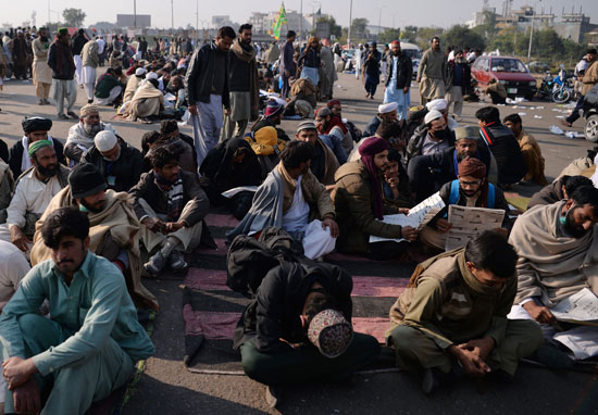 اعتصام متشددين فى العاصمة الباكستانية