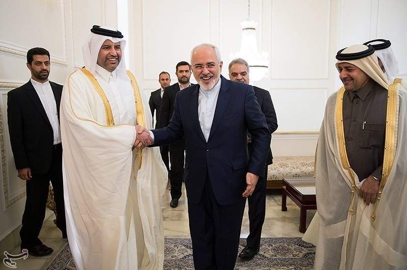 لقاء وزير الخارجية الإيرانى ووزير اقتصاد قطر فى طهران