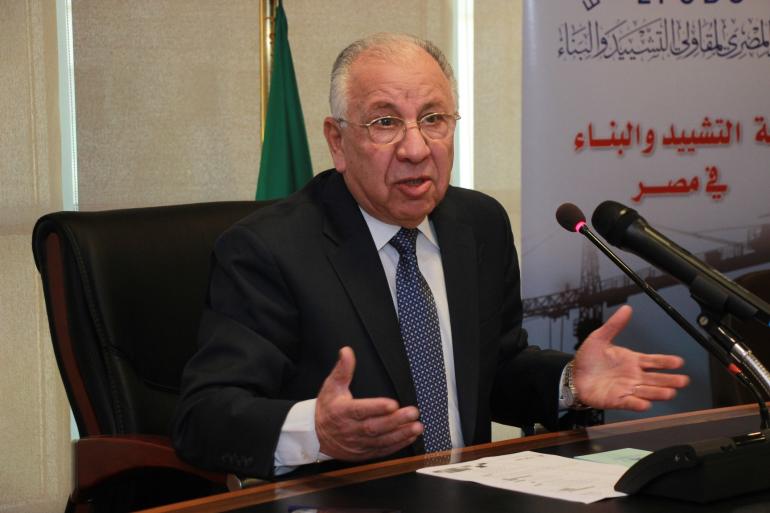 حسن عبدالعزيز رئيس اتحاد مقاولي التشييد والبناء