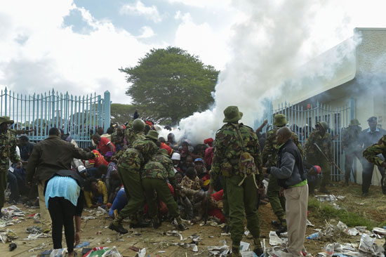 اشتباكات عنيفة بين الشرطة الكينية والمعارضة