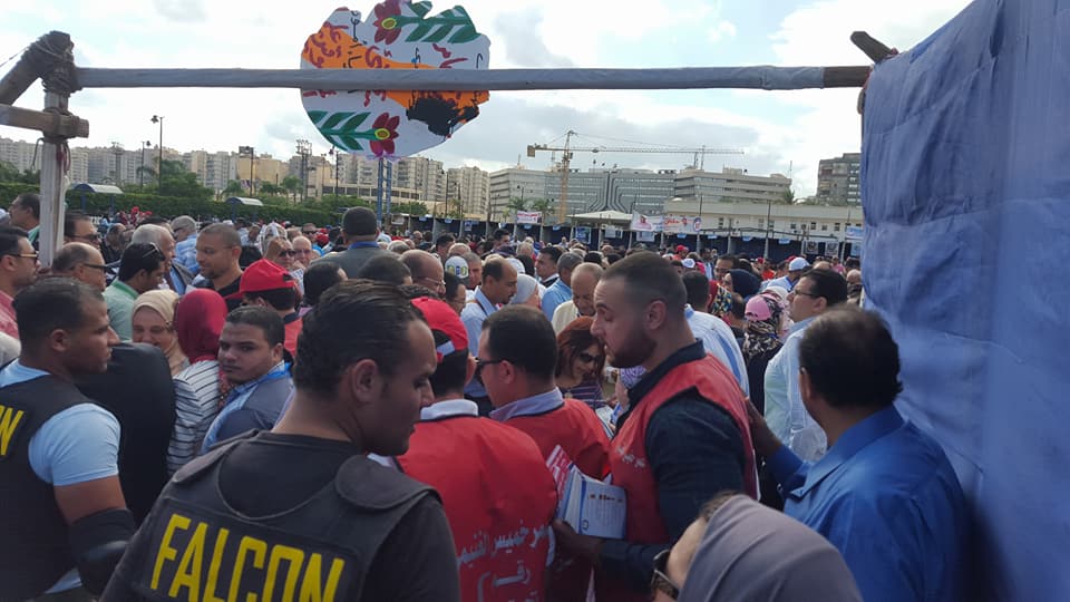 زحام فى انتخابات سموحة