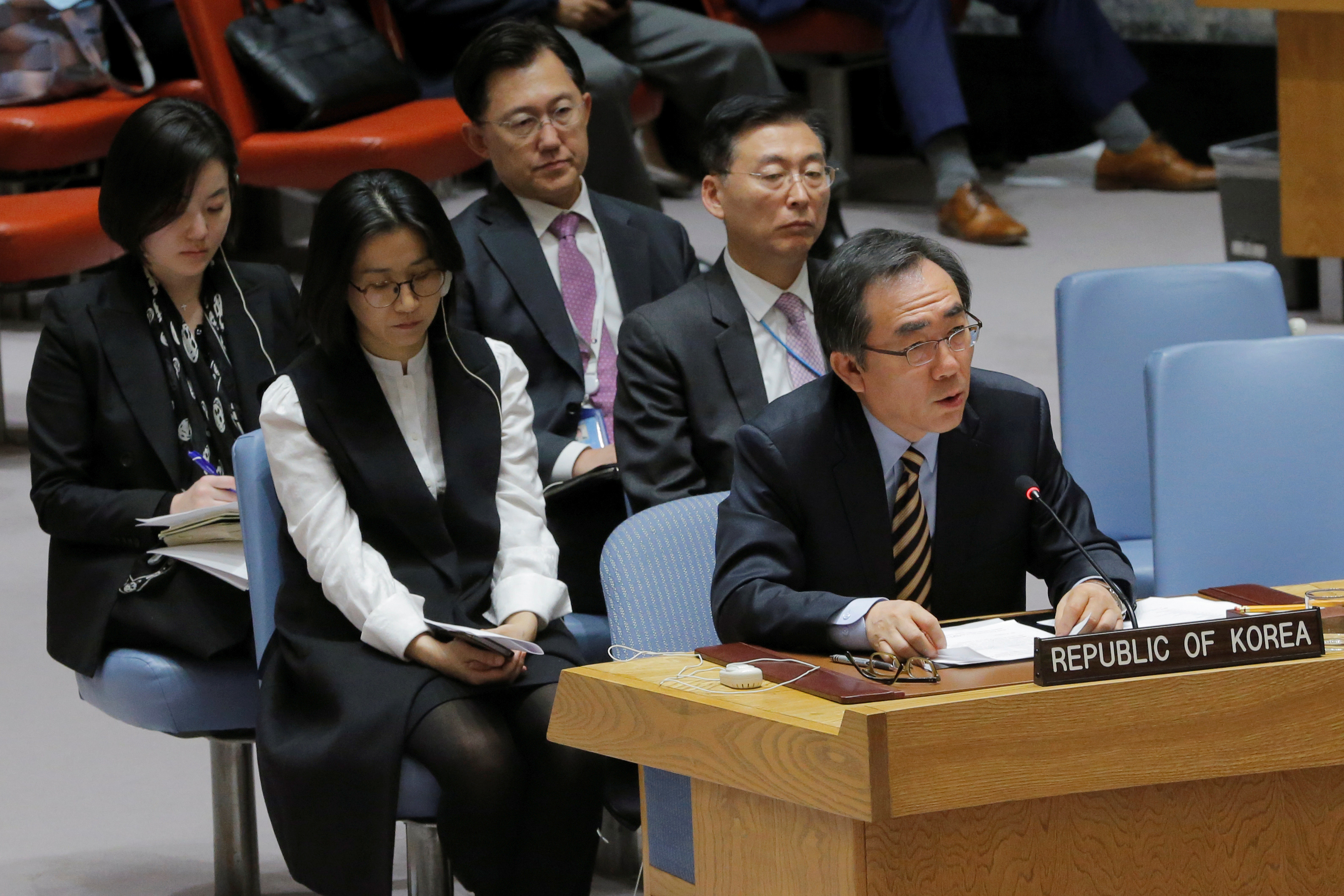 سفير كوريا الجنوبية لدى الامم المتحدة تشو تاي