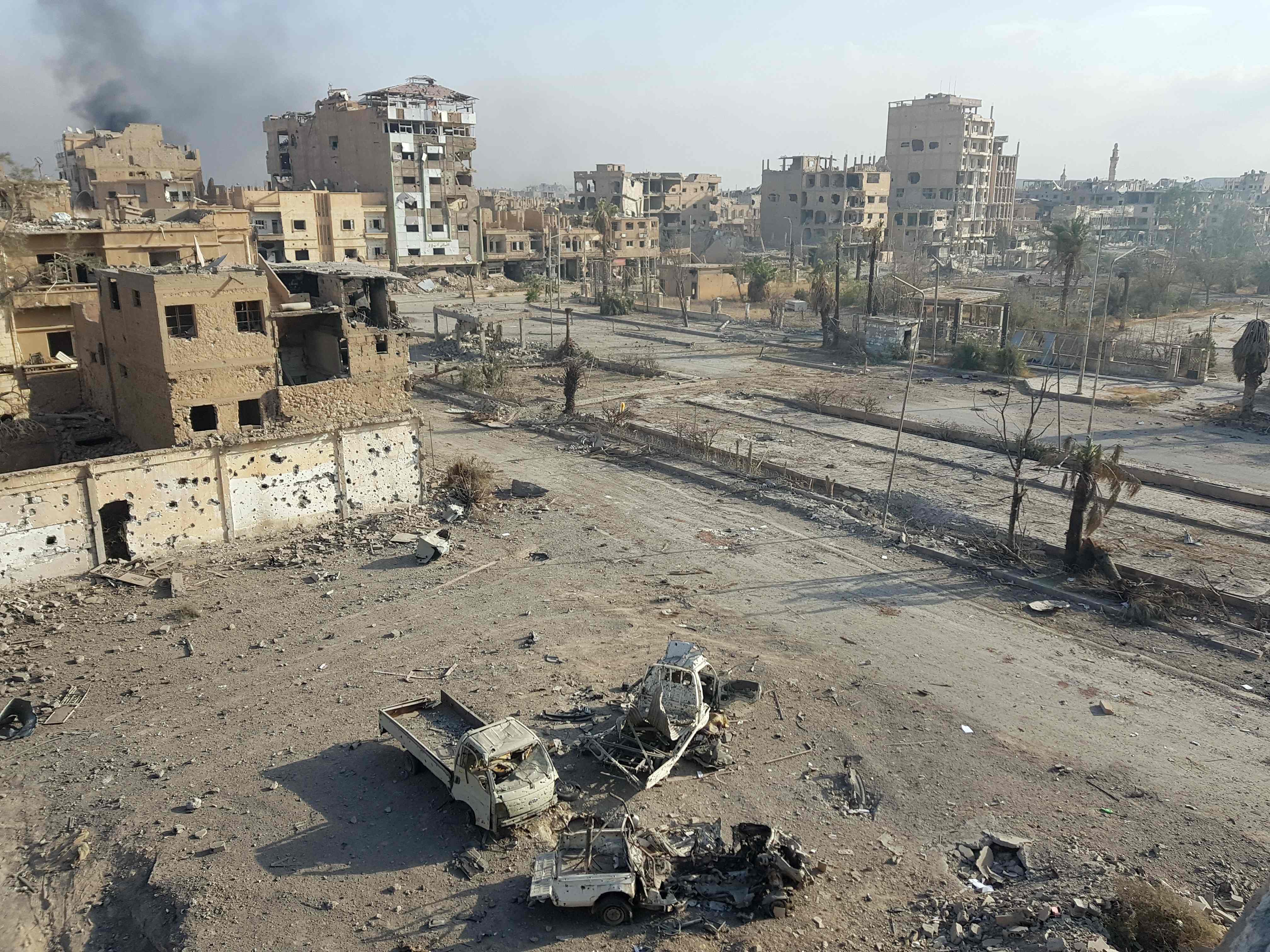 مدينة دير الزور عقب تحريرها من تنظيم داعش