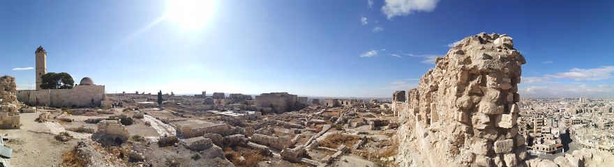 من قلب قلعة حلب