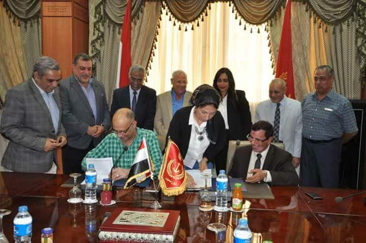   فعاليات توقيع بروتوكول بين محافظة بورسعيد ووزارة التعليم العالى 