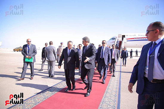 استقبالرئيس الوزراء  اليمنى بمنتدى شرم الشيخ (3)
