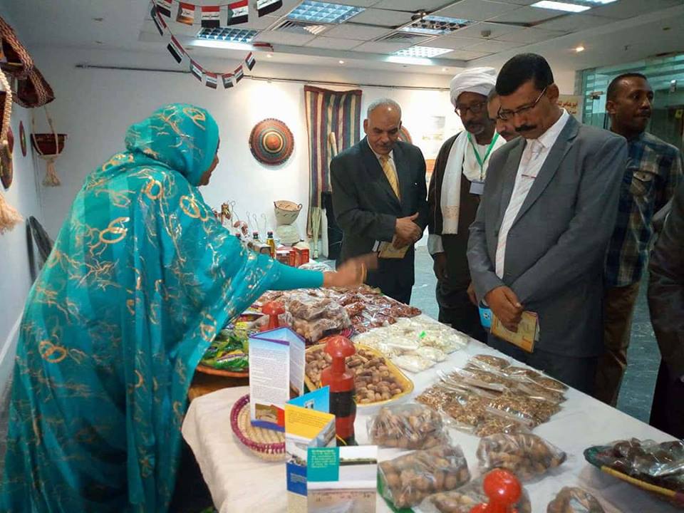  افتتاح معرض للمنتجات السودانية  علي هامش مهرجان طيبة