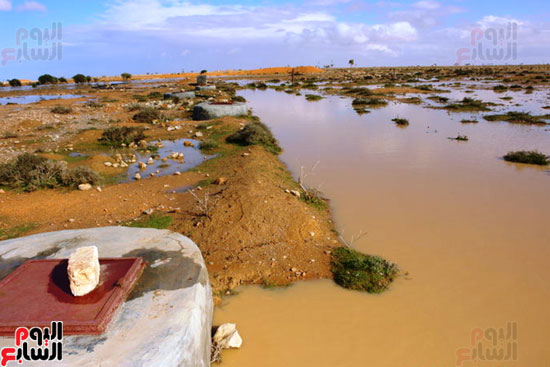 محافظة مطروح تنفذ خطة لحصاد مياه الأمطار