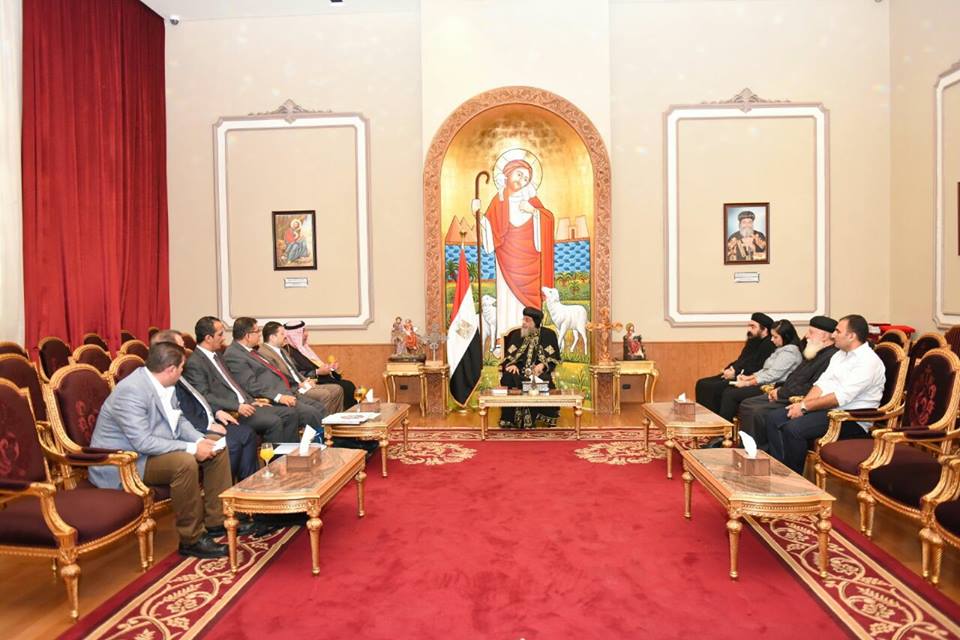 البابا خلال اللقاء البابا خلال اللقاء