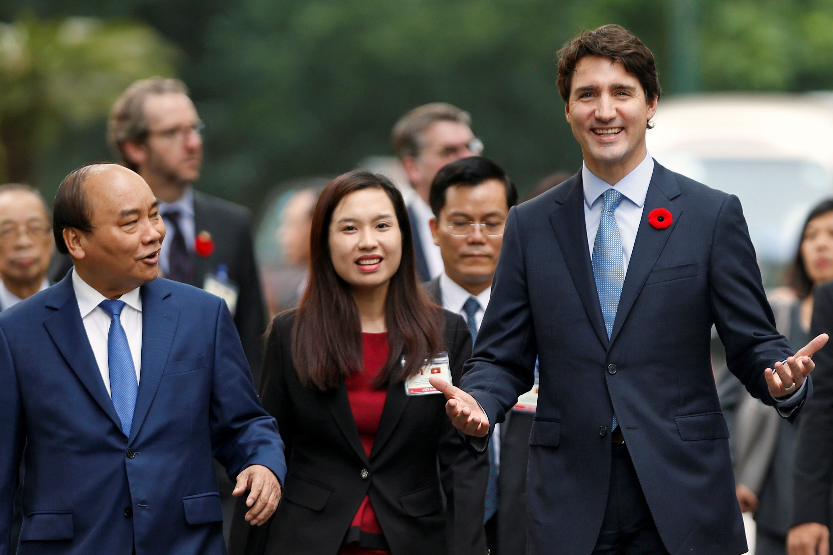 رئيس وزراء كندا جوستين ترودو يصل فيتنام