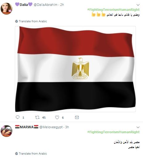 تغريدات فى حب مصر على الهاشتاج