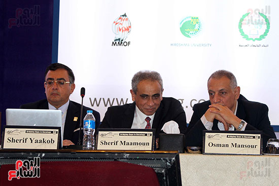 مؤتمر المعهد القومى للأورام بعرض طرق مكافحة السرطان فى مصر (1)