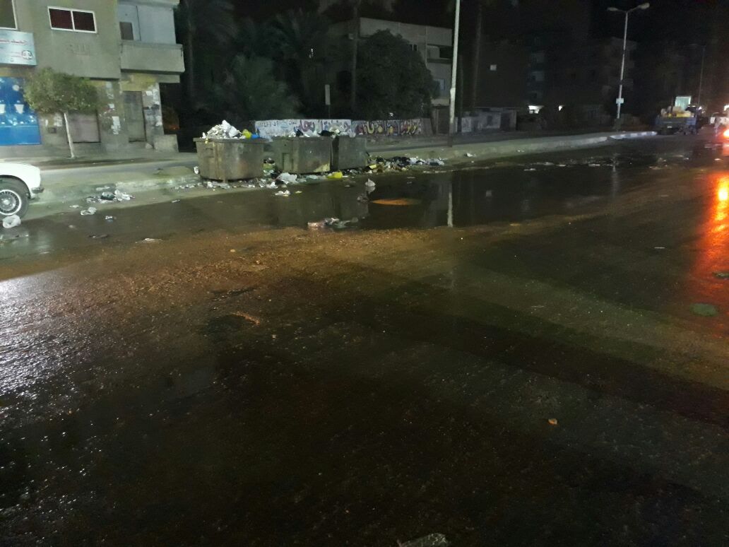 شارع مؤسسة الزكاة يغرق فى المجارى