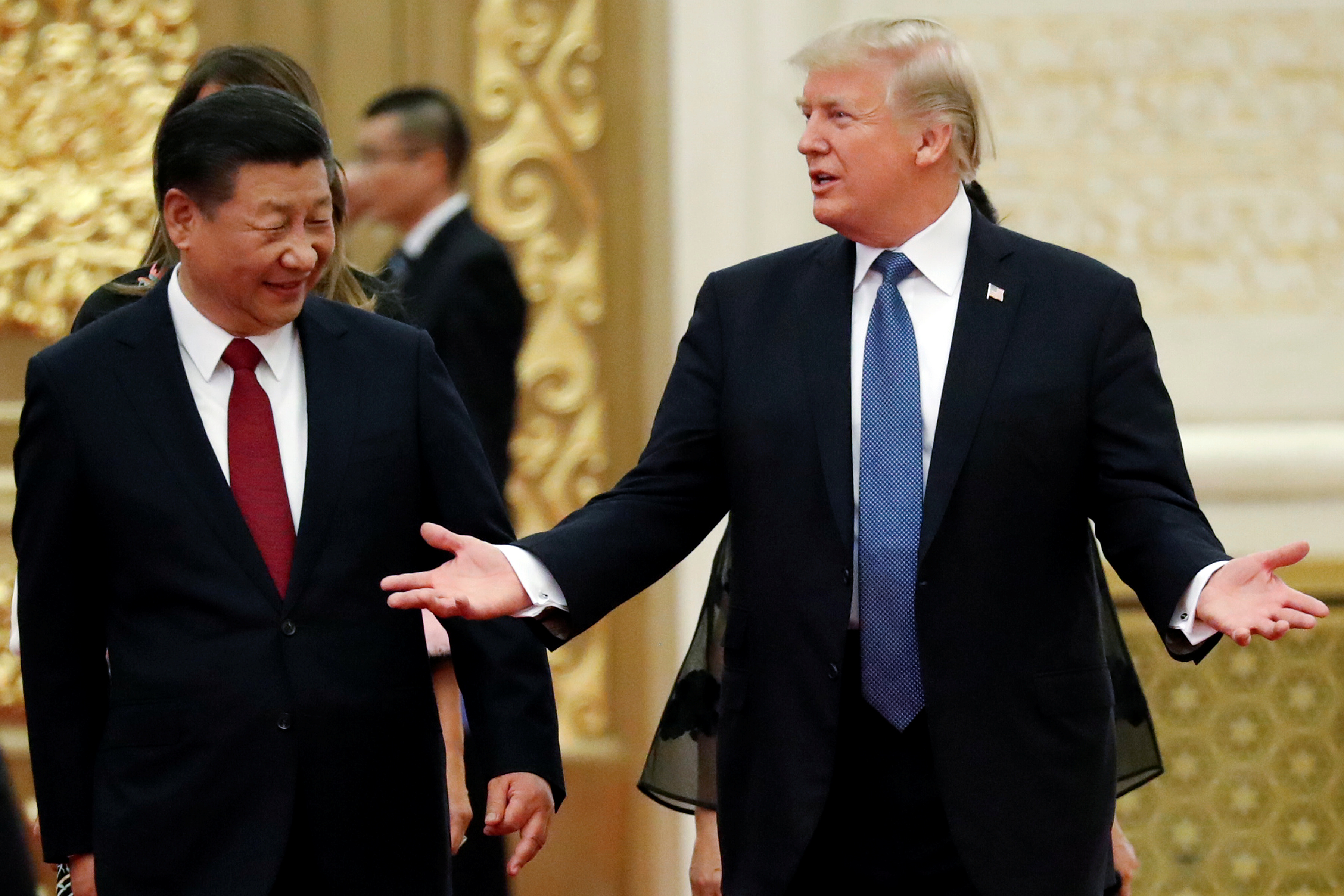 الرئيس الصينى والرئيس الأمريكى