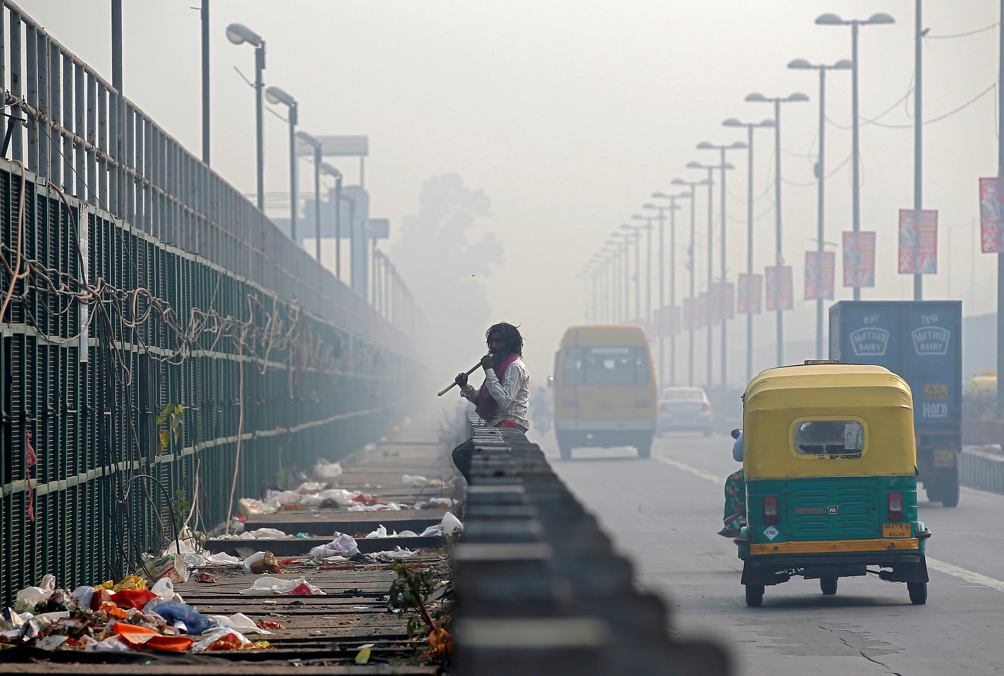 الضباب الدخانى فى الهند