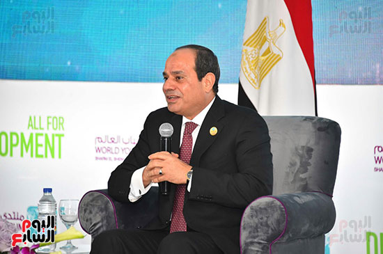لقاء الرئيس عبد الفتاح السيسى، مع ممثلى وسائل الإعلام الأجنبية والمحلية (10)